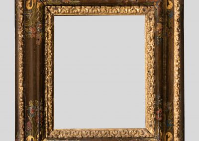 LACQUERED AND GILT FRAME