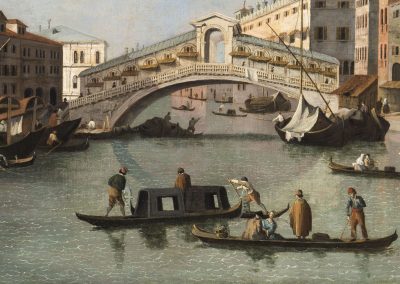 Veduta di Venezia con il Ponte di Rialto